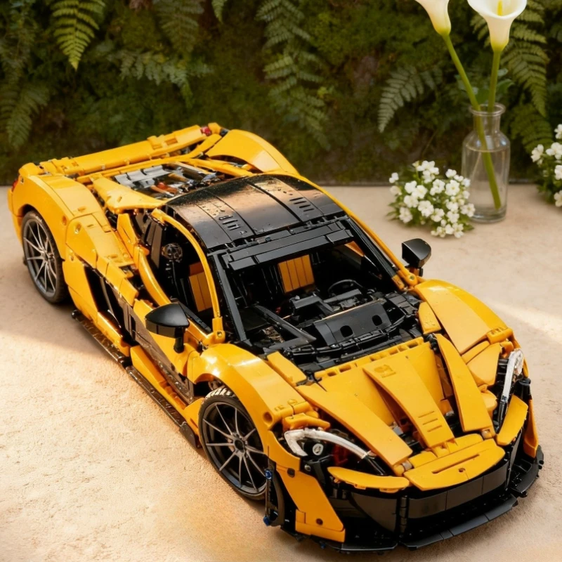 2025 New P1 Super Racing Car 42172 Model Building Blocks 1:8 Assembly Set Bricks Technical Toys For Children Christmas Gifts