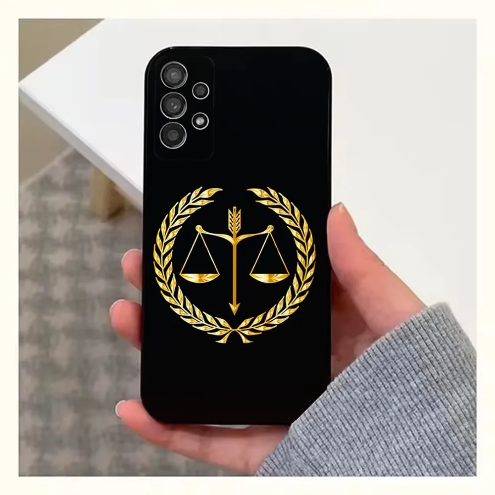 Law Lawyer Judge Phone Case For Samsung S25,S24,S23,S22,S20,S21,S10,Ultra,Plus,Lite,FE,Soft Silicone Black Cover