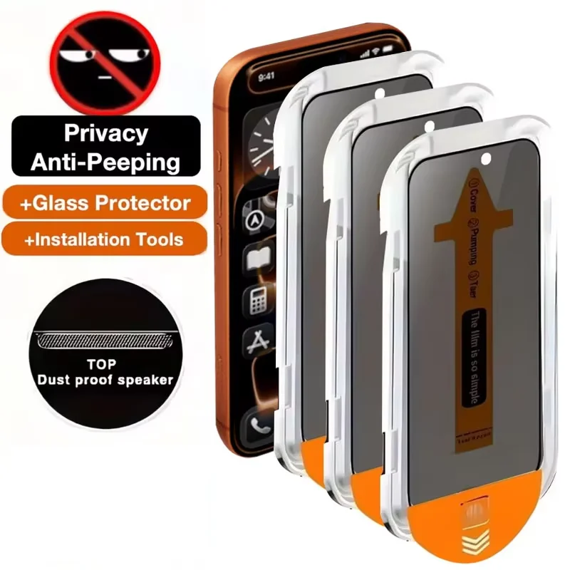 

Dust Free Screen Protector For OPPO Reno 13A 15 Pro Max Mini 11F 14 12 FS 10 Pro Plus 5G Privacy Anti Peep Temeperd Glass Film