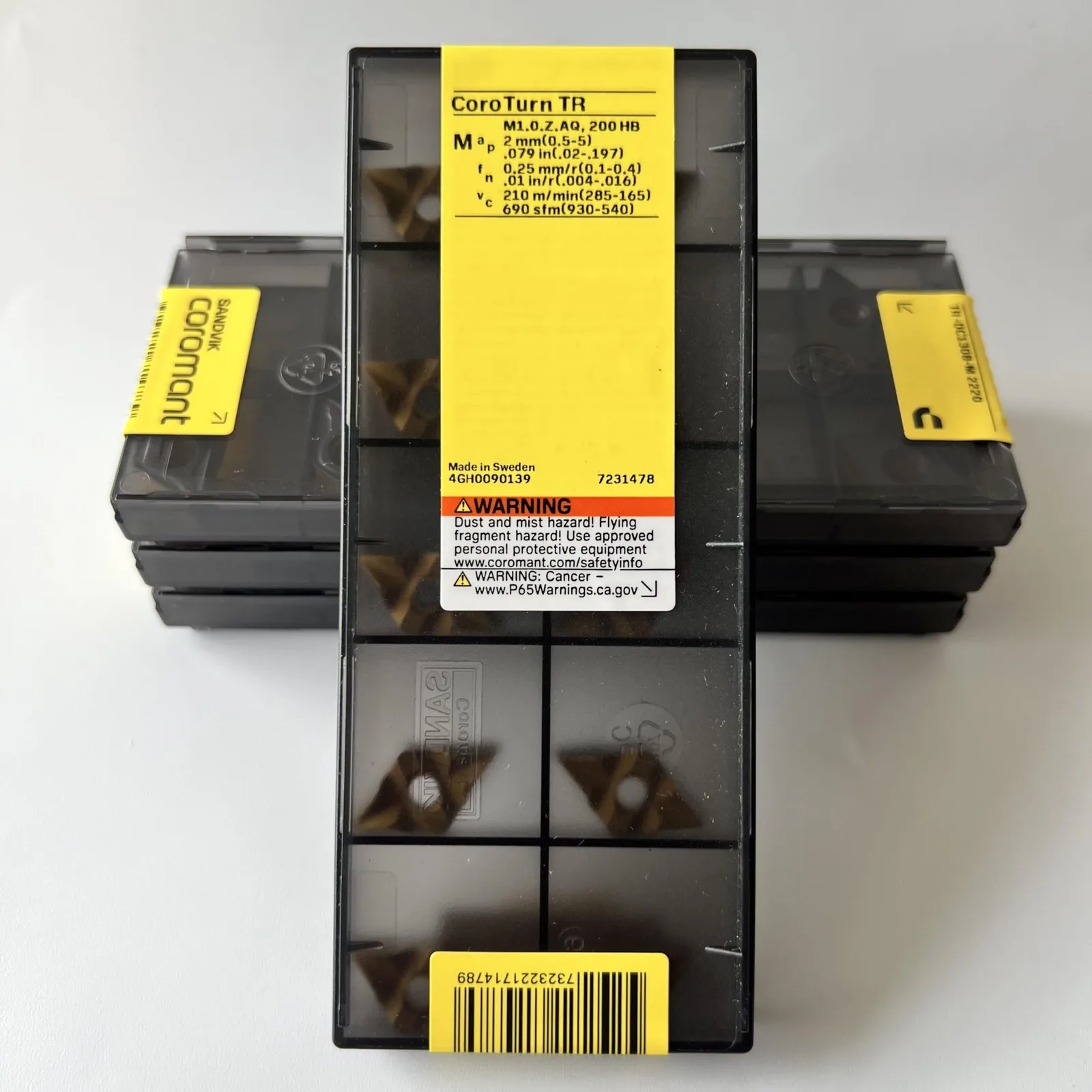 SANDVIK / TR-DC1308-M 2220 / شفرة سبائك الصلب السويدية الأصلية 10 قطع