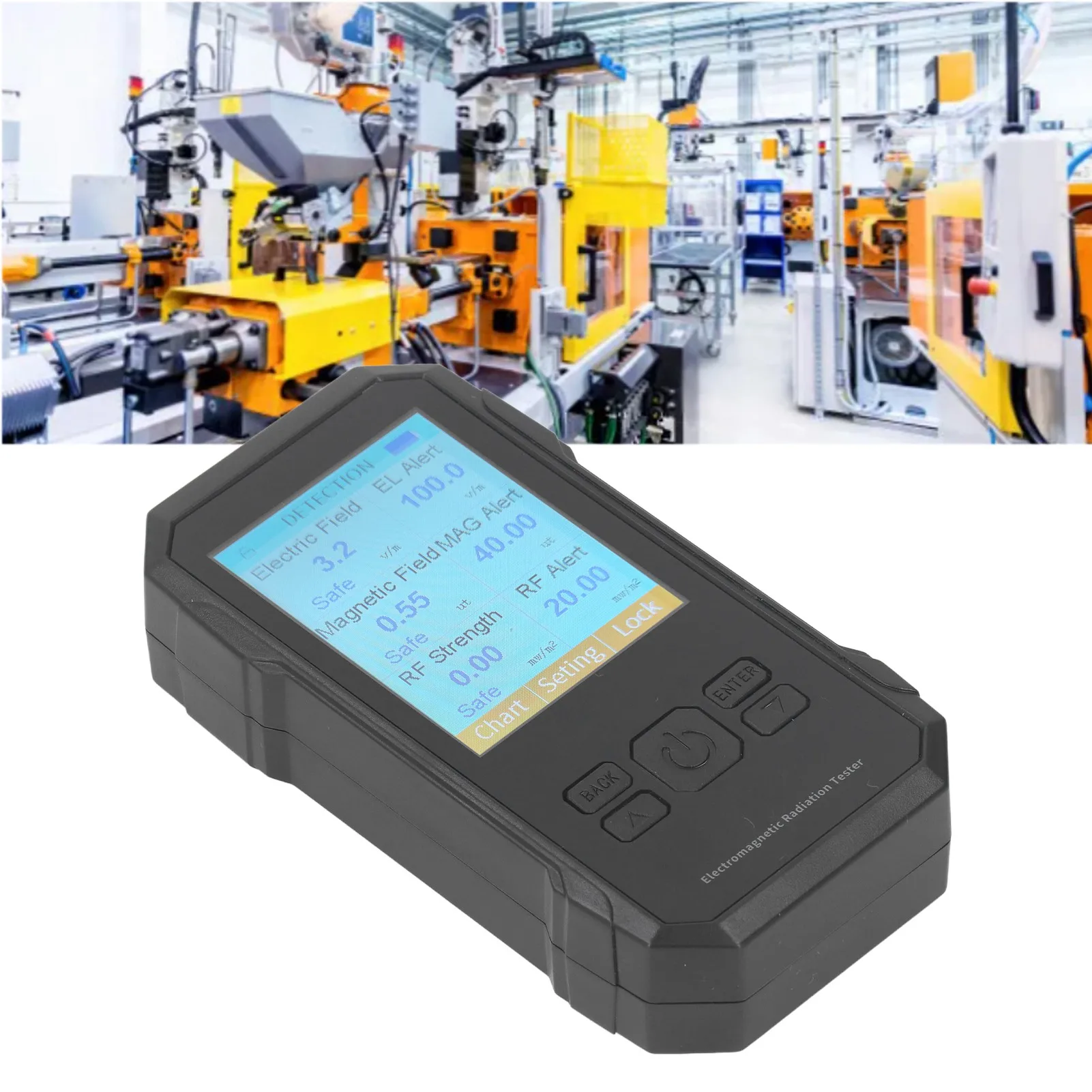 

EMF Tester High Accuracy Electromagnetic Field Radiation Detector for Kitchen Office Industry Ghost Hunting