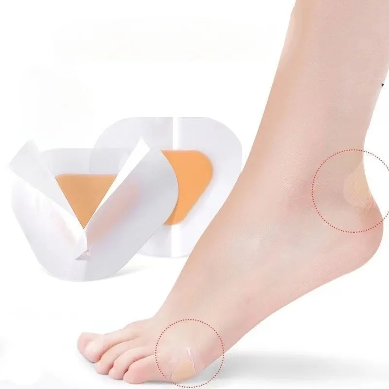 20PCS Soft Waterproof Gel Shoes Sticker,Hydrocolloid Patch Blister Protector Relief Pain,Blister Bunion Corrector Callus Remover