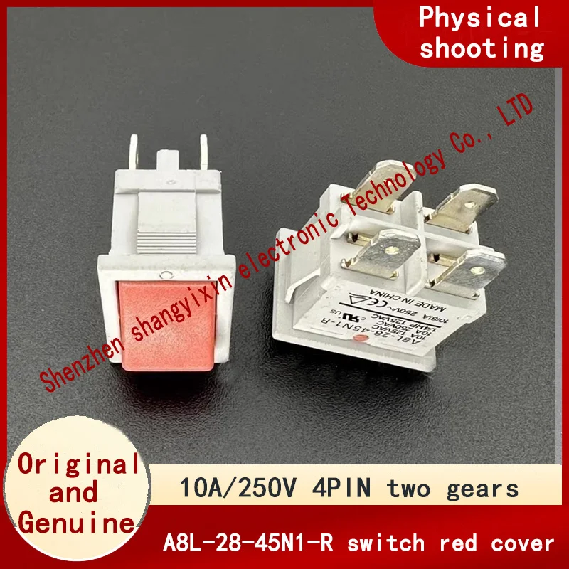 Original authentic certification A8L-28-45N1-R high current ship switch 4 pin 2 speed 10A250V warping power supply