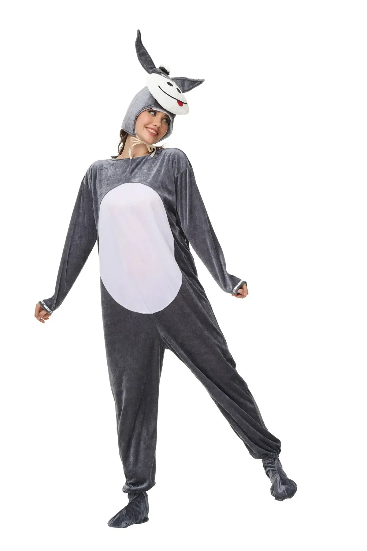Children's Amusement Park Show Cosplay Donkey Onesie Animal Doll Costume for Kids
