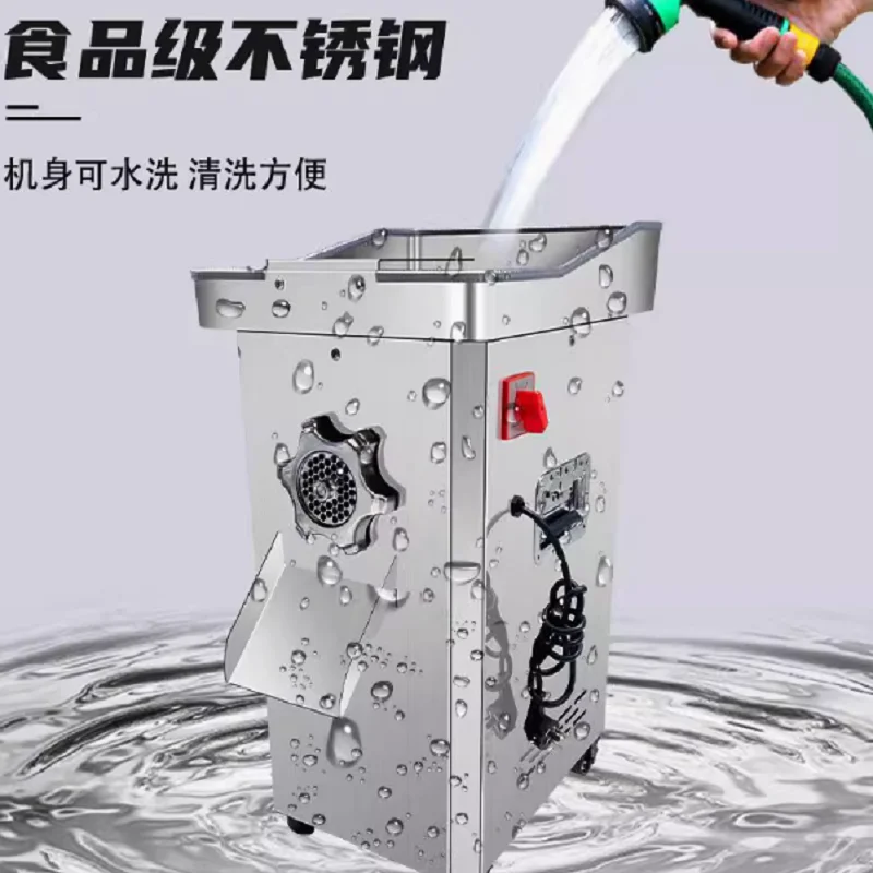 

Лидер продаж, мясорубка из нержавеющей стали, китайская заводская поставка, измельчитель для говядины, баранины, свинины, электрическая коммерческая мясорубка