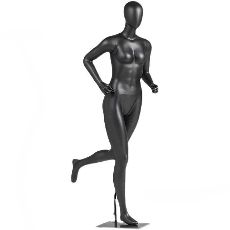 Running Sports Male Mannequins Window Display Model Female Body Clothing Store Display Stand Mannequins Sports Model Stand U