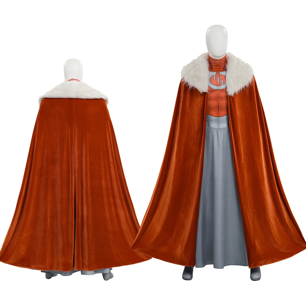 Invincible Thragg Cosplay Costume Jumpsuit with Cape Full Set XS-XXXL Halloween Christmas Comic Con