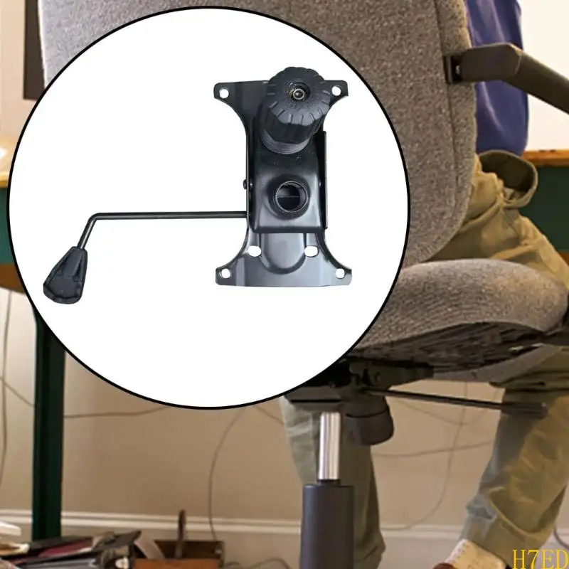 H7ed Black Rotating Claid Incliny Base Steel Design les espaces maison bureau