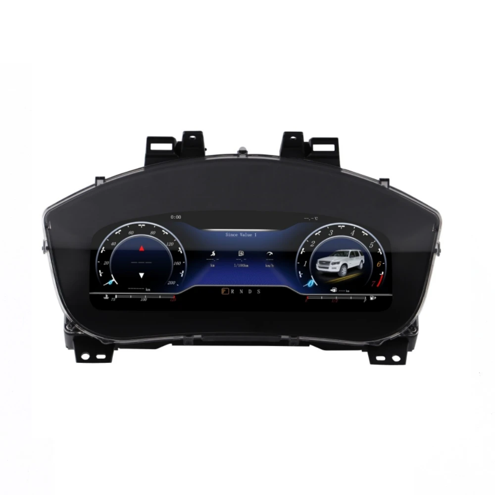 LCD Android Screen For Ford Explorer 2010-2015 Speedometer Car Digital Cluster Cockpit Dashboard Instrument Panel Carplay view 2