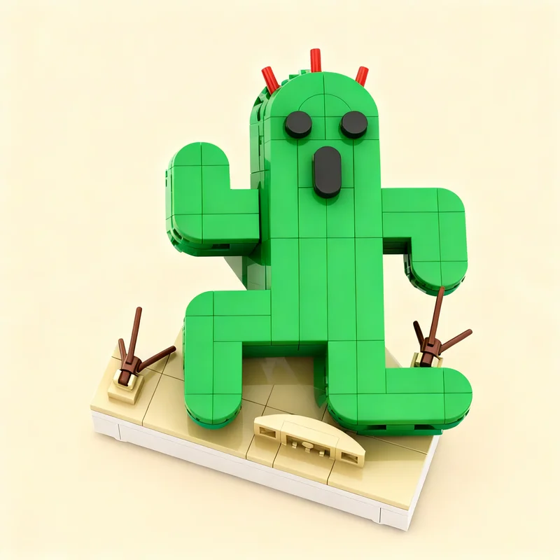 159pcs MOC Cactuar Final Fanta - Model Kit Final Fantasy ulasan dan harga