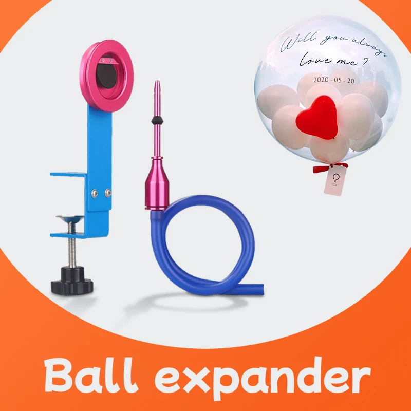 

Набор для расширения шаров, включая машину для расширения шаров, трубку для надувания и порт для подачи воздуха, подходит для вечеринок, гендерных вечеринок.