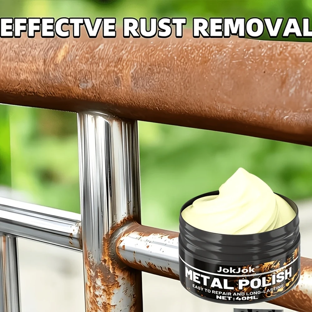 All-Metal Polishing Cream, Metal Repair Paste - Effective Chrome, Stainless Steel And Painted Metal Gloss Restoration Cream with view 4