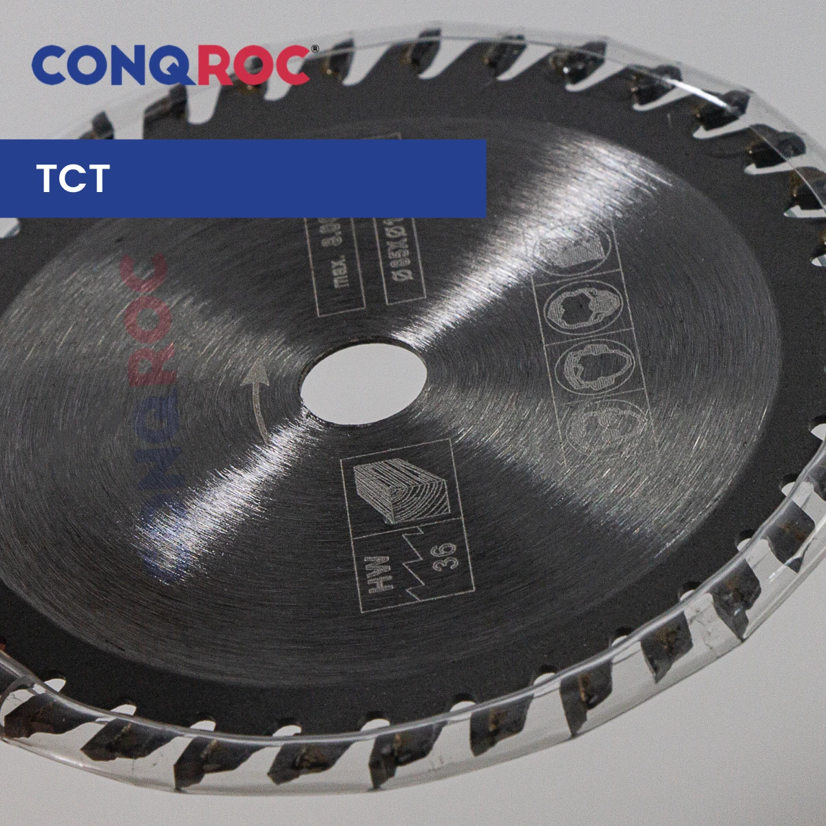 Hoja de sierra Circular TCT de 85x10mm, Thickness-1.7mm de 30 dientes, disco de corte de carpintería de 36 dientes