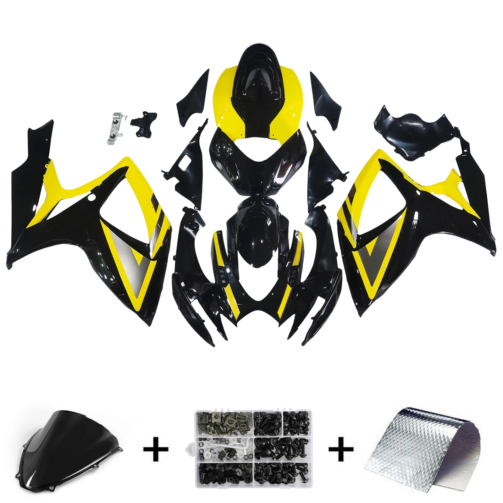 Topteng Injection Fairing Kit Bodywork Plastic ABS For Suzuki GSXR600 GSXR750 2006 2007 K6 GSXR 600 GSXR 750