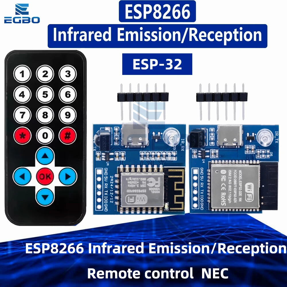 ESP32 AT Command Module Review: How I Built a WiFi-Controlled IR Remote in Under an Hour