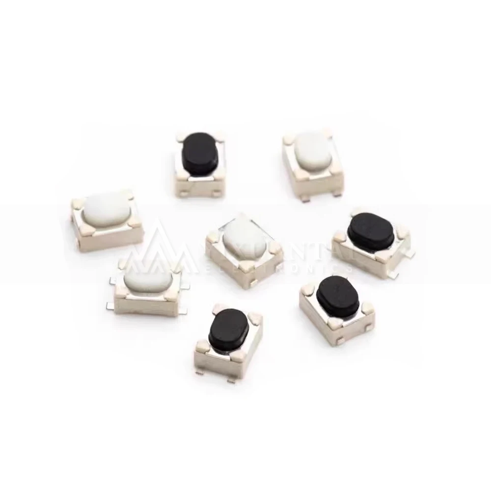 

10pcs 3*4*2.5mm Tact Switch Car Remote Control Key Button Switch SMD 4Pin Bent Foot/SMT 3.2X4.2X2.5MM E-Cigarette Micro Switch