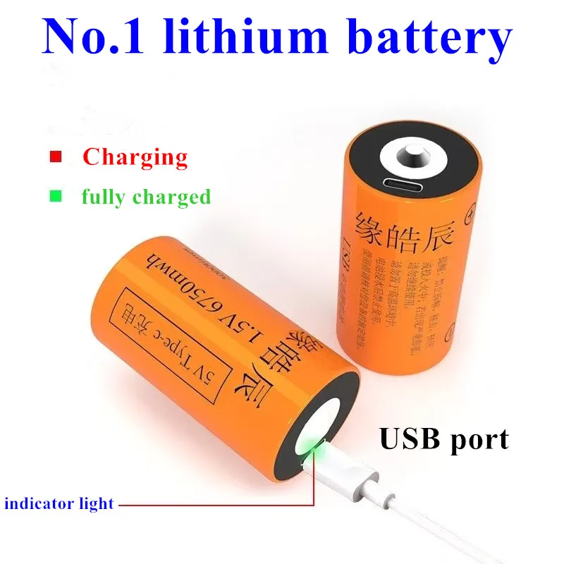 

Новая литиевая батарея 1.5V 2960mAh с зарядкой через USB Type-C для фонарей, видеокамер, газовых плит, водонагревателей