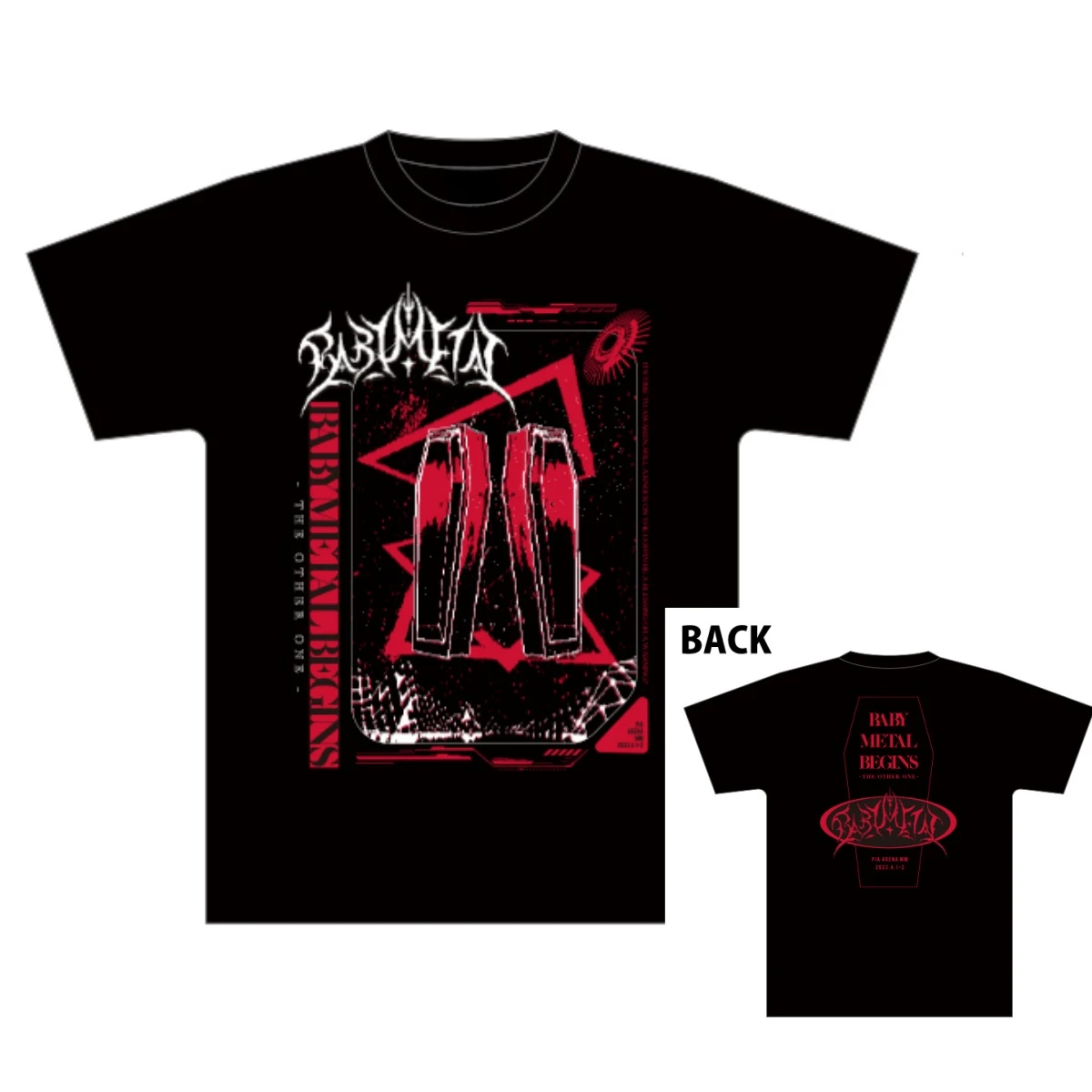 WORLD TOUR 2025-2026 SPECIAL ARENA SHOW BABYMETAL Band T-Shirt Baumwolle Grafik-T-Shirt Herren Damen Sommer Streetwear – Detail 3