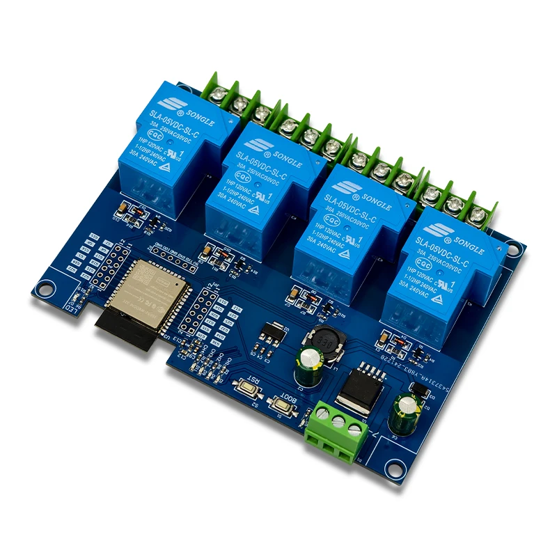 DC7-28/5V power supply ESP32 WIFI Bluetooth four-way 30A relay module ESP32 development board