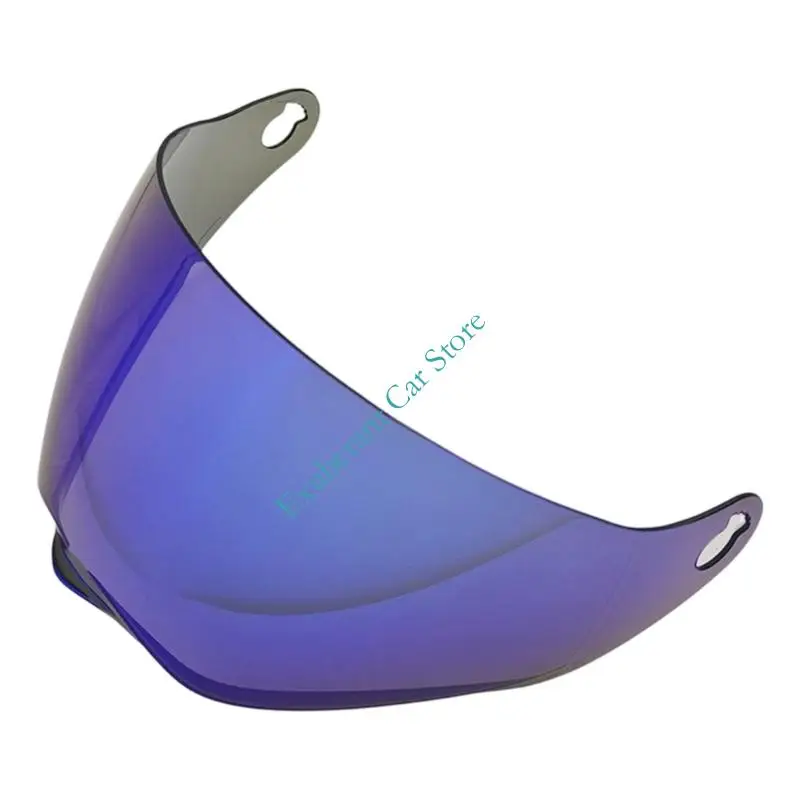 Motorcycle Helmets Face Lens Replacement for MX9 Single Piece Curved Front Lens with Side Mount Points for Daily Commute Use - view 5