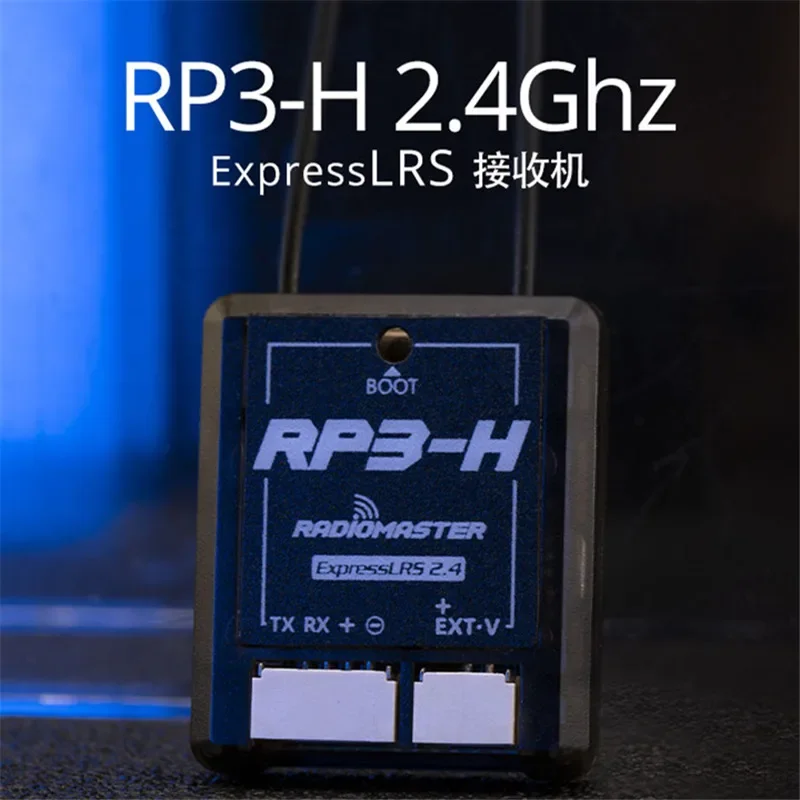 Radiomaster RP3-H ELRS 2.4GHz Nano Receiver Diversity Built-in A TCXO for NEXUS Heli Flight Controller