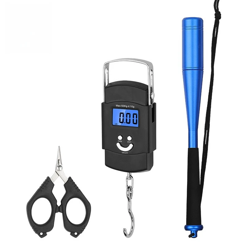 

Stainless steel multifunctional fishing line cutter Luya, stinger, fishing rod, electronic scale set, outdoor fishing equipmen