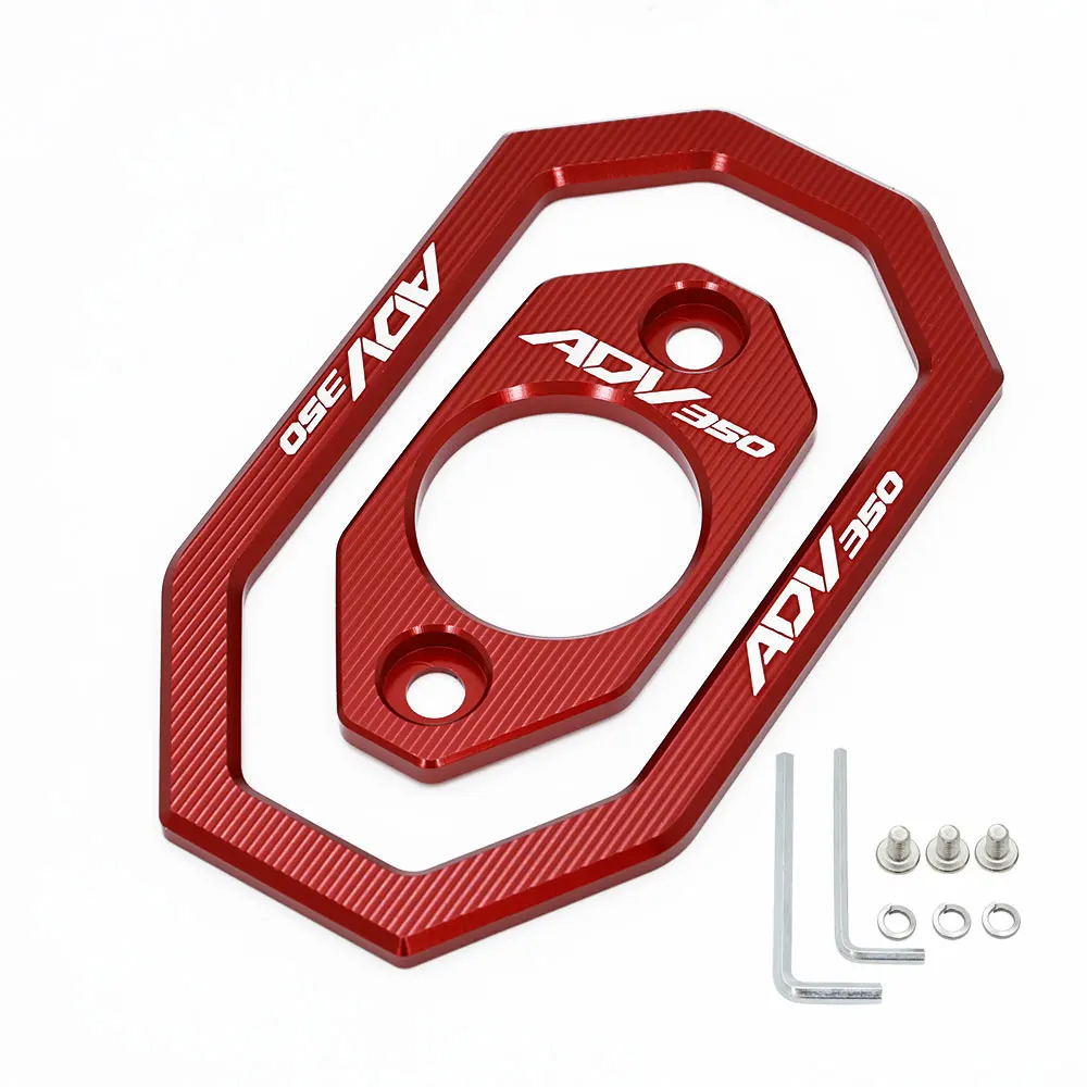 ملحقات الدراجات النارية لهوندا ADV350 ADV 350 2021-2025 غطاء طرف العادم المزخرف كاتم الصوت الذيل نهاية غطاء مضاد للتصادم