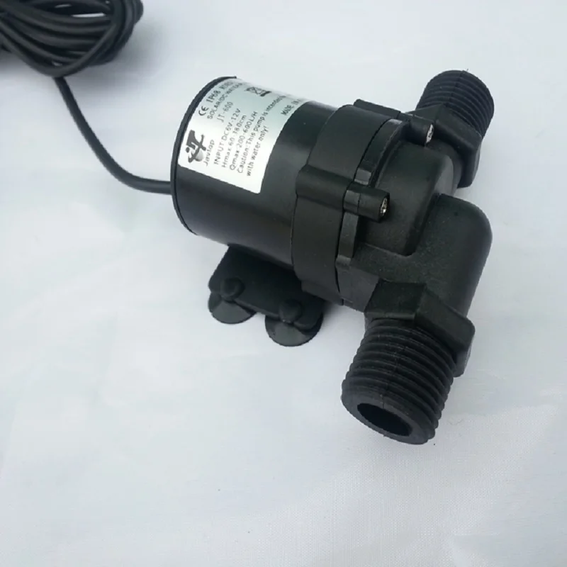 JT-600 DC 12V 24V Water Booster Pump Brushless Silent Solar 4.5M 1000L/H