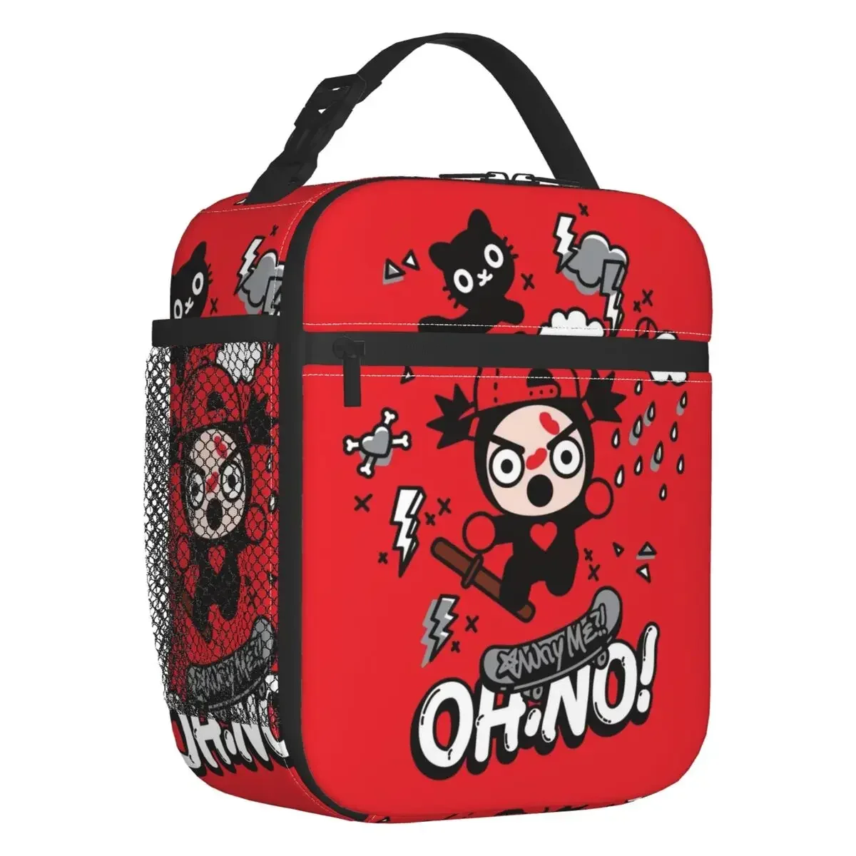 

Пользовательские P-Puccaes Манга многоразовый ланч-бокс для женщин герметичный холодильник термоизолированная сумка для обеда школьники студент