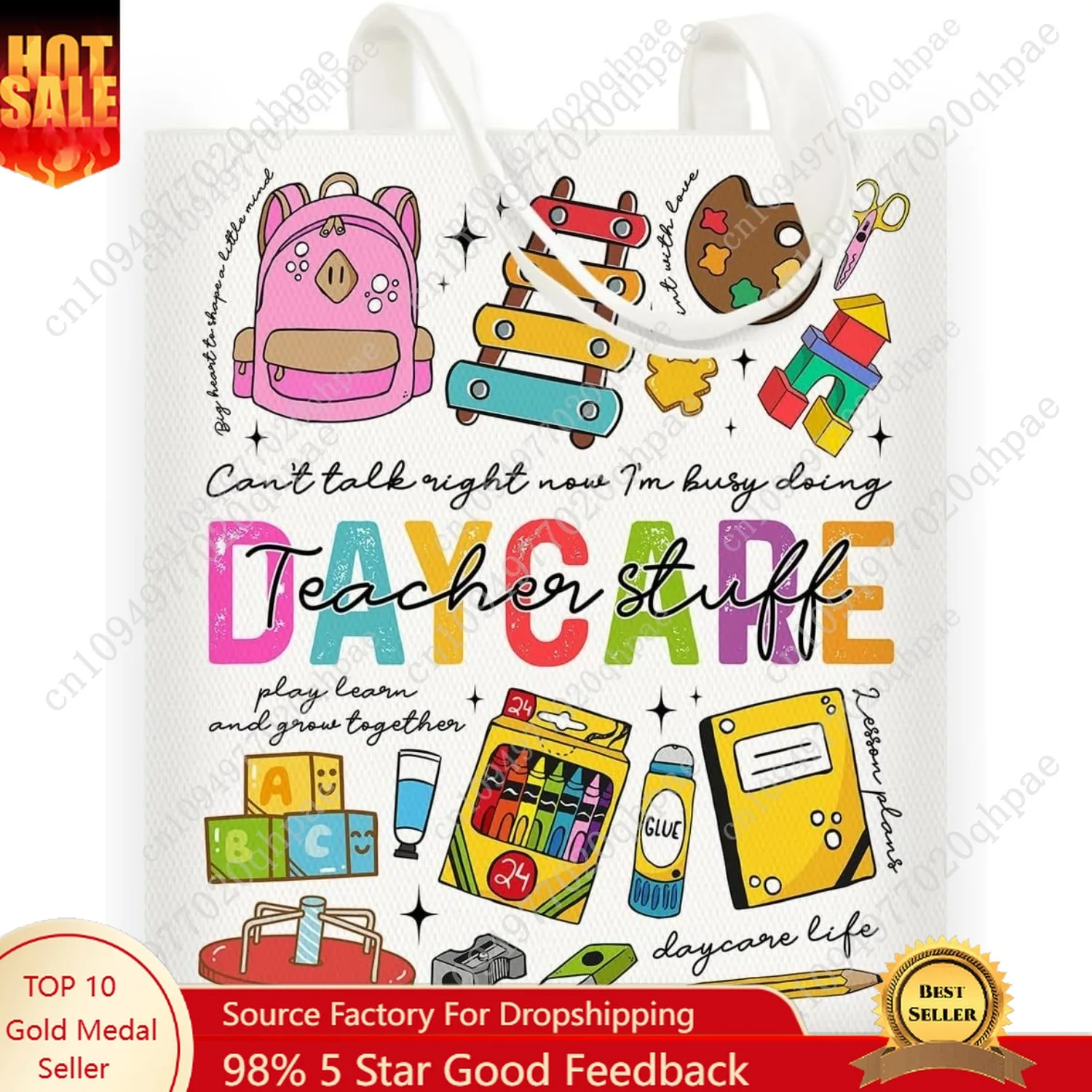 

Funny Teacher Gifts for Women Tote Bag for Teacher Graduation Birthday Christmas End of Year