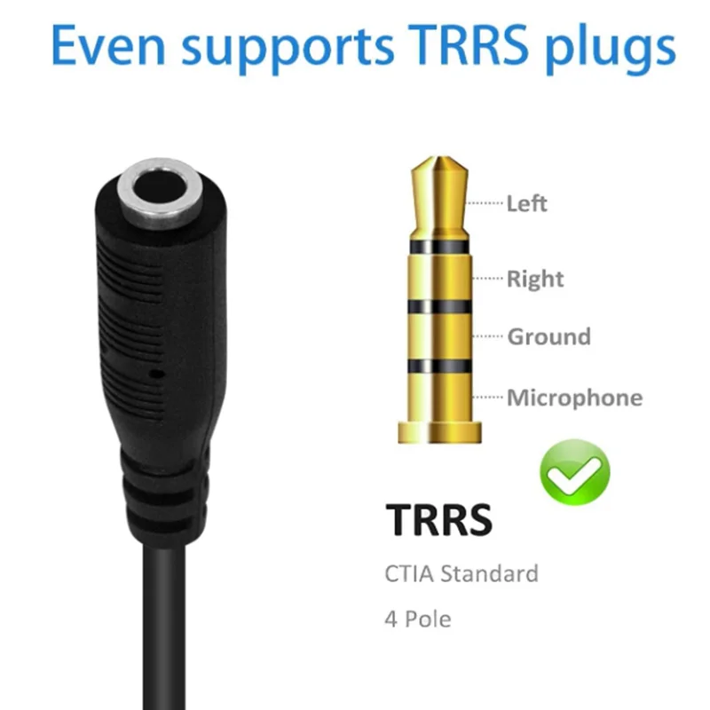 3.5mm DC TO Angle Right Angle Mini USB 5P/Micro 5P Audio Extension Cable for Microphone Headphone Audio Connect Mobile Phone