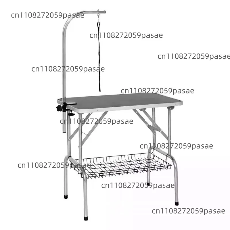 

Стол для груминга из нержавеющей стали, складная станция для ухода за животными с нескользящей поверхностью