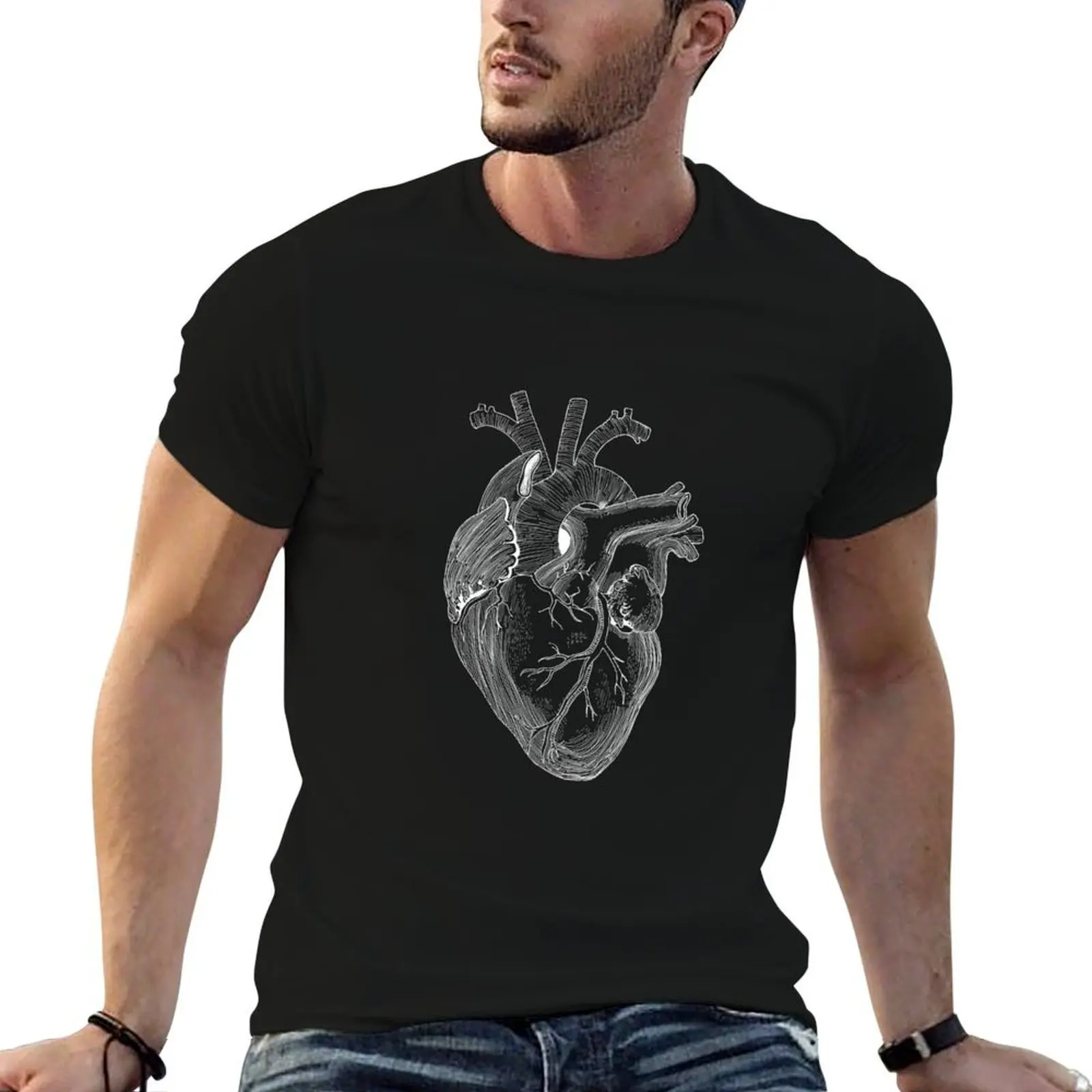 

Heart T-Shirt man graphic t shirt t shirt personalised t shirt man plain T-shirt