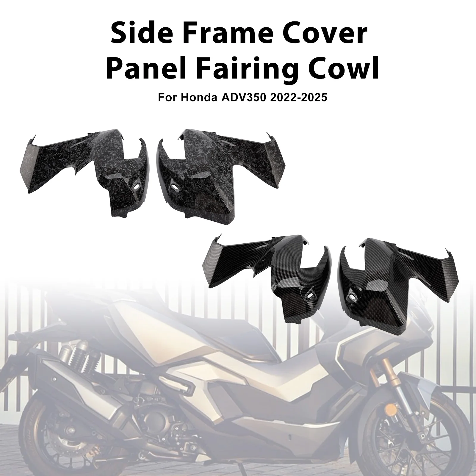 Topteng Side Frame Cover Panel Fairing Cowl For Honda ADV 350 2022 2023 2024 2025