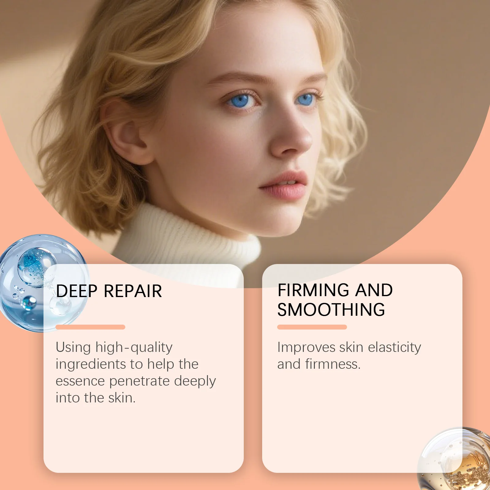 

Nicotinamide Face Brightening Essence Improve Fine Lines Even Skin Tone Antioxidant Increase Skin Elasticity Facial Firm Serum