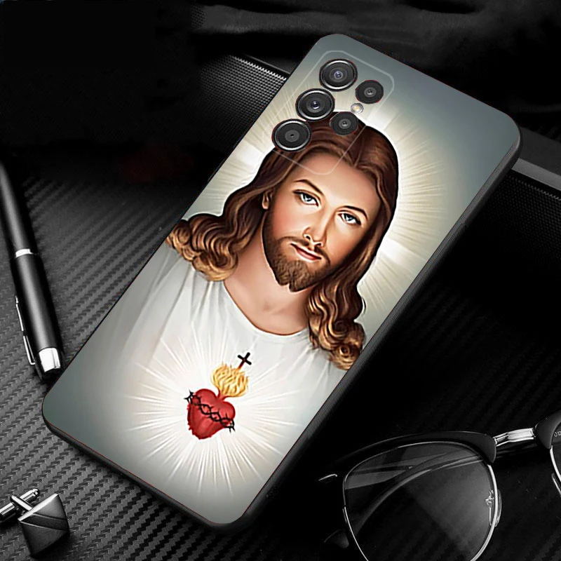 

Phone Case for Samsung Galaxy S25 S24 S23 S22 S21 S20 Ultra S20 S22 S21 S10E S20 FE S24 Plus Jesus Amen Christ God Case