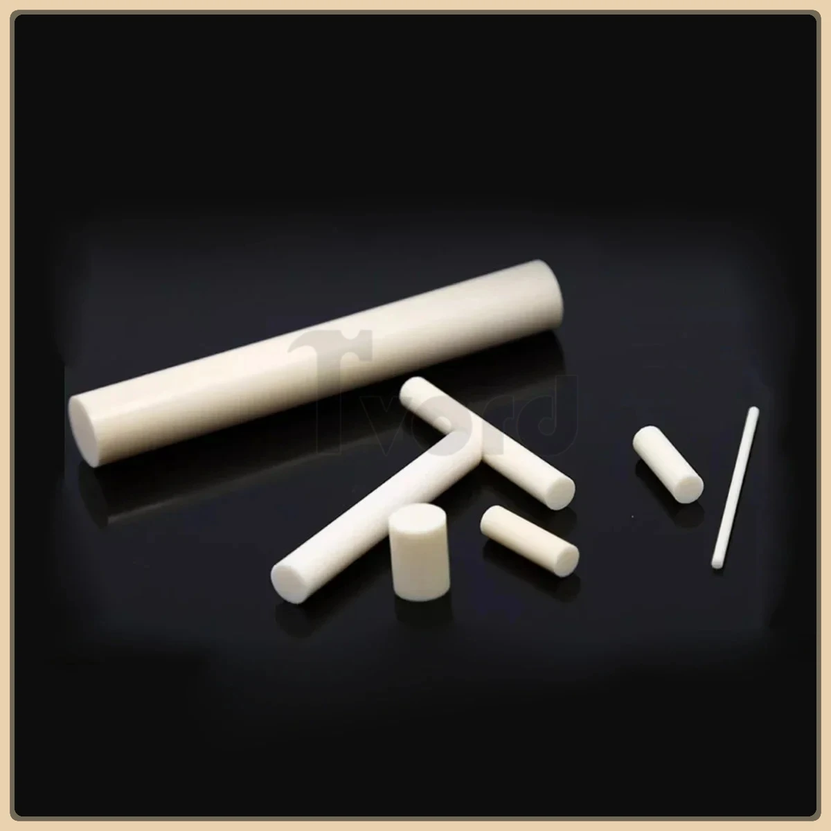 99 Alumina Mirror Ceramic Rod, Insulated, Wear-Resistant, High-Temperature Resistant Corundum Rod, Stirring Rod