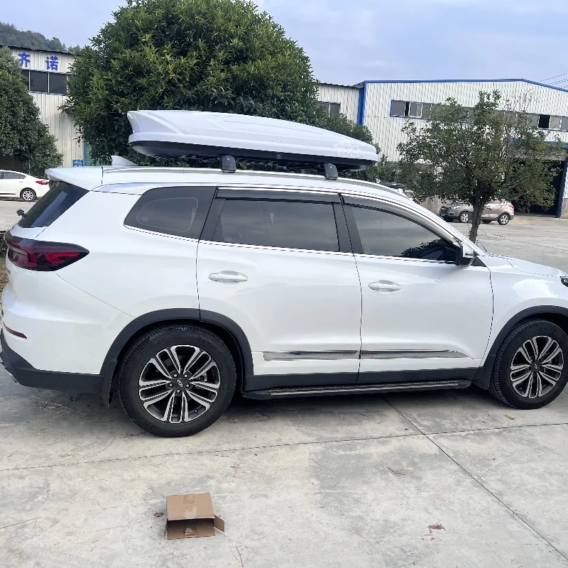 2024 New Design Auto Car Roof Box Accessories Cargo Luggage Roof Big Storage Travel Box ABS Large Capacity Car Roof Rack Box