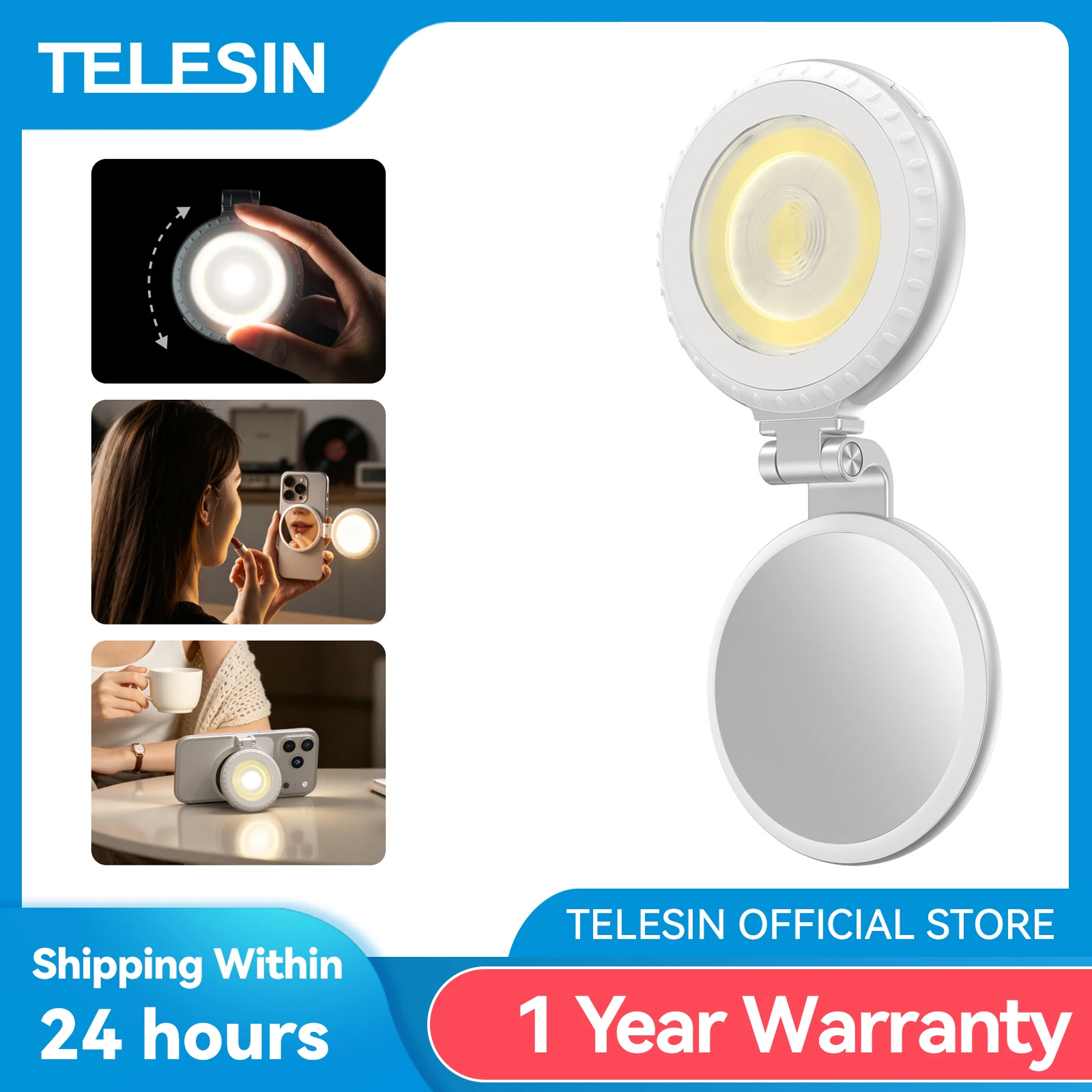 TELESIN Magnetic Zoom Control Smartphone Fill Light product image from NOVA18