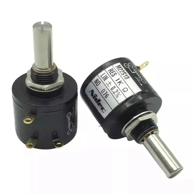 1pcs 100% new original genuine M22S10 1K 2K 5K 10K 200R Precision ten turn wire wound potentiometer M-22S10