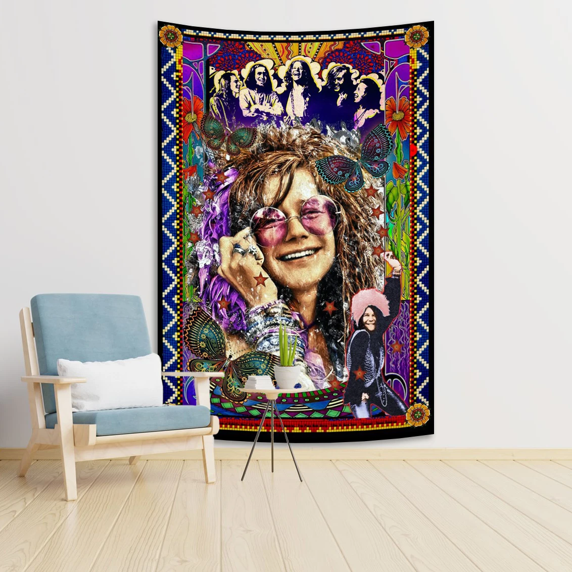 

90x150cm New Janice Joplin Tapestry Wall Hanging Art For Bedroom Living Room Decor College Dorm