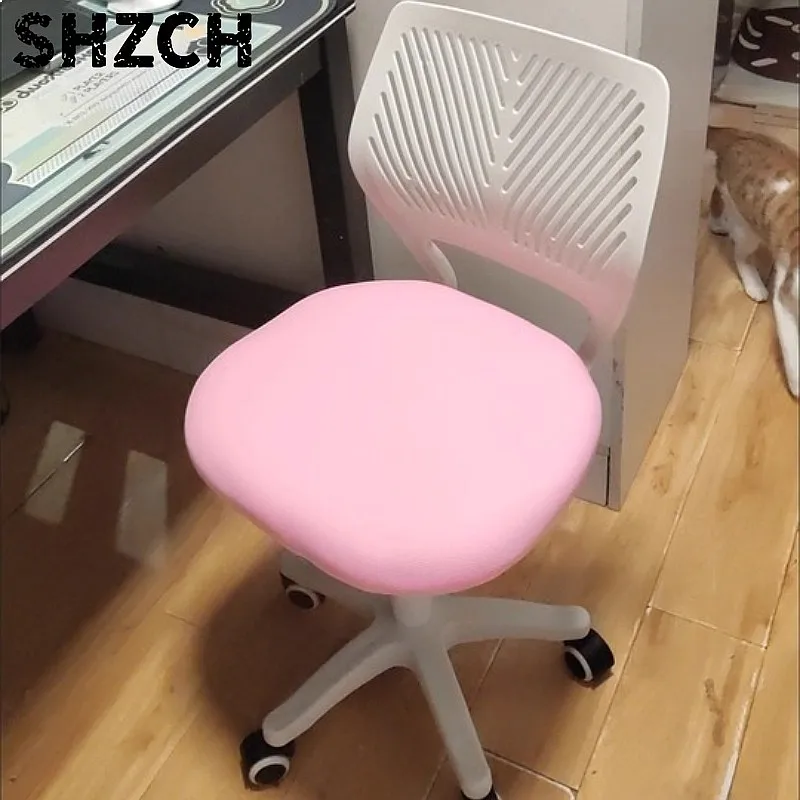 Ergonomic Adjustable Swivel Home Office Chair for Kids Study Writing Desk with Mute Wheels