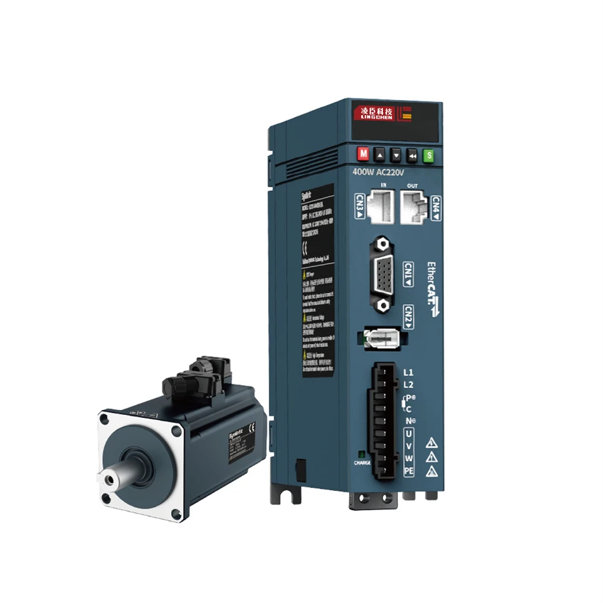 lingchen servo driver  ethercat 5500W-380V servo Without Brake for automation machinery Application