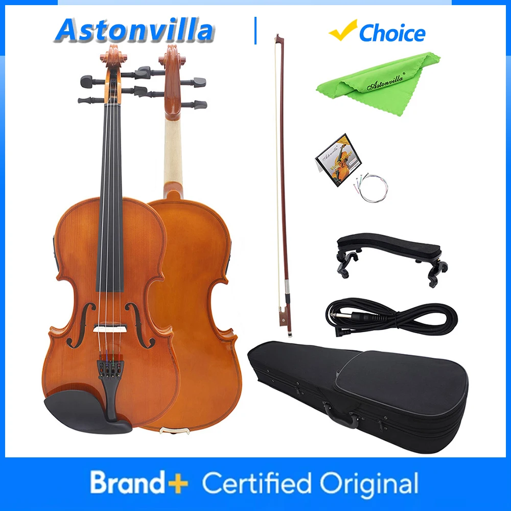 

Astonvilla AV-E03 скрипка 4/4 электрическая скрипка с эквалайзером кленовая панель винтажная скрипка для выступлений профессиональный струнный инструмент
