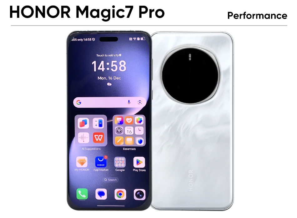 【IN STOCK】Global Version HONOR Magic7 Pro 5G Smartphone Magic 7 Pro Snapdragon 8 Elite 120Hz OLED Screen 100W Fast Charge