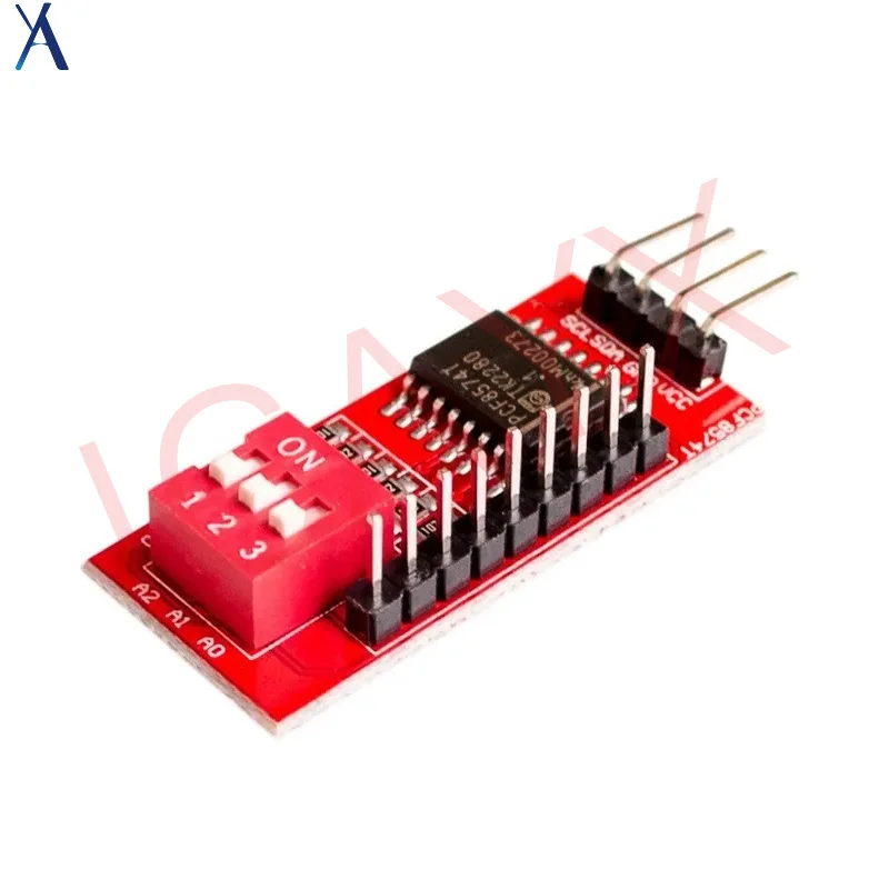 PCF8574 PCF8574T E/S pour interface de port I2C IIC, prise en charge de module étendu en cascade pour carte d'extension Arduino High Lo