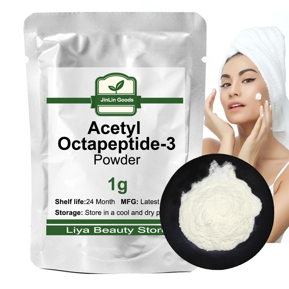 Cosmetic Grade Acetyl Octapeptide-3 Powder Cosmetics Skincare Moisturizers Hair Care Cosmetics Raw Materials