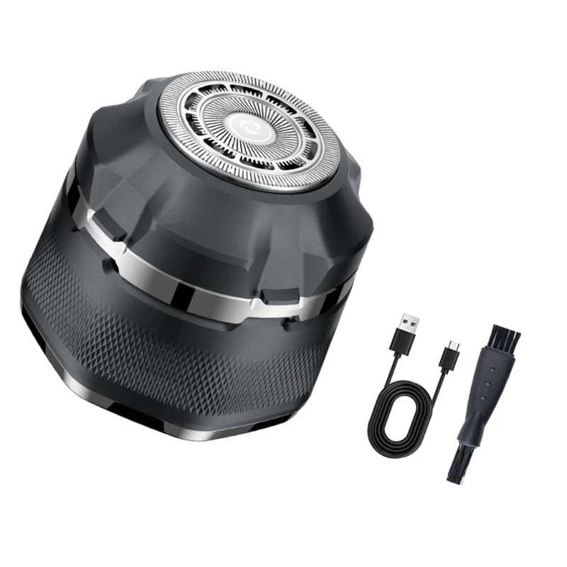 Rasoirs tête rasoir électrique étanche pour hommes chauves affichage LED humide/sec rasoir rotatif Rechargeable A0NC