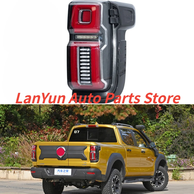 For Great Wall pickup POER /Cannon Alpha 2023 LED tail light assembly reversing light Stop Lamp Rear headlamp Car Accessories