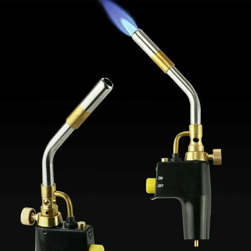 Propane Gas Welding Torch Plumbing Blow Torch Welding Tool Camping Metal Torch Welding Quick Fire Solder Burner